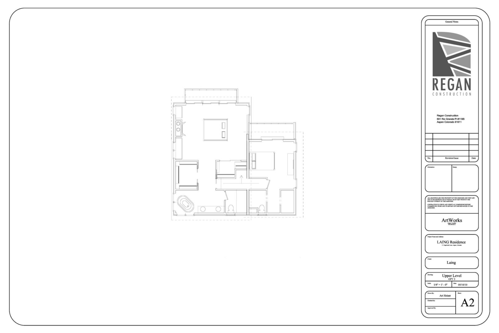 A floor plan of a house with the number 3 1