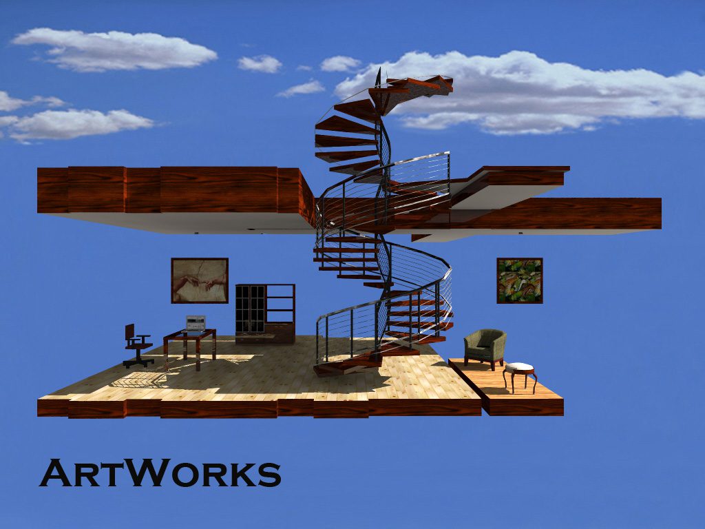 Welcome to the office of Aspen ArtWorks in "The Cloud": always open, and perfect for designing your dreams!