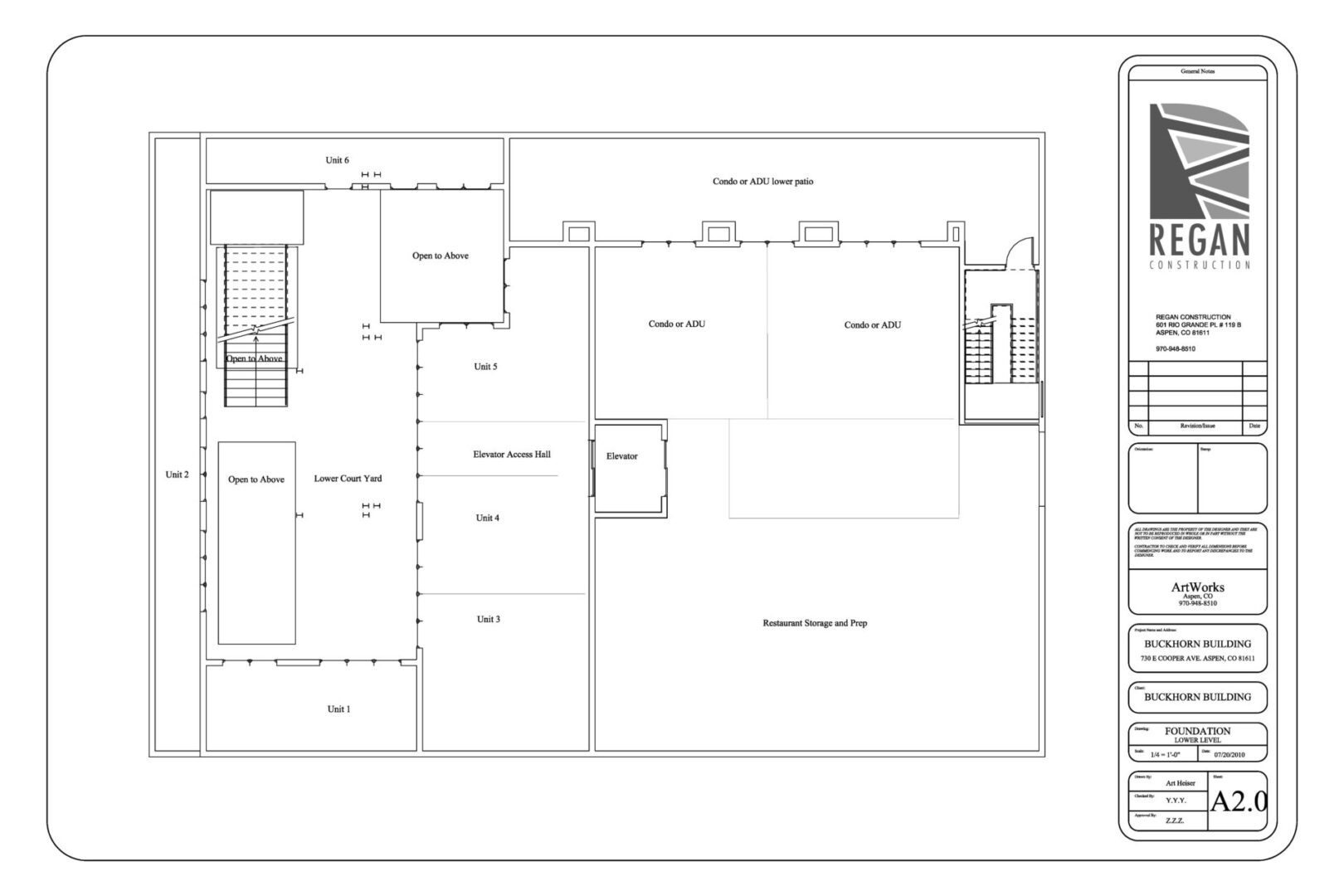 A floor plan of the ground level and the first floor.