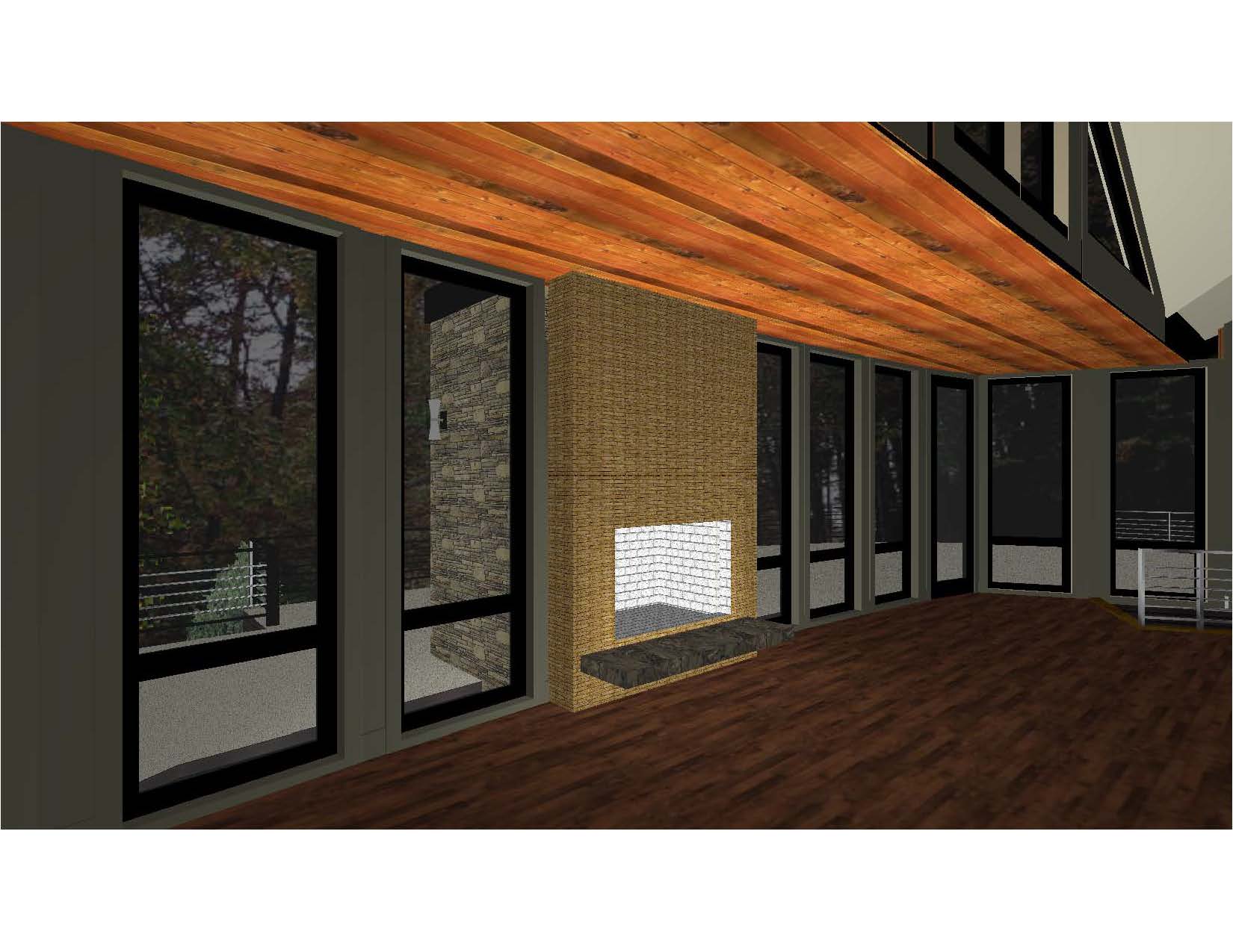 A 3 d rendering of the interior of a house.