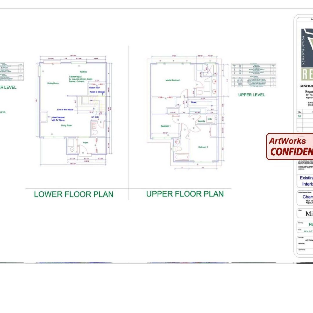 A floor plan and an image of the same floor plan.