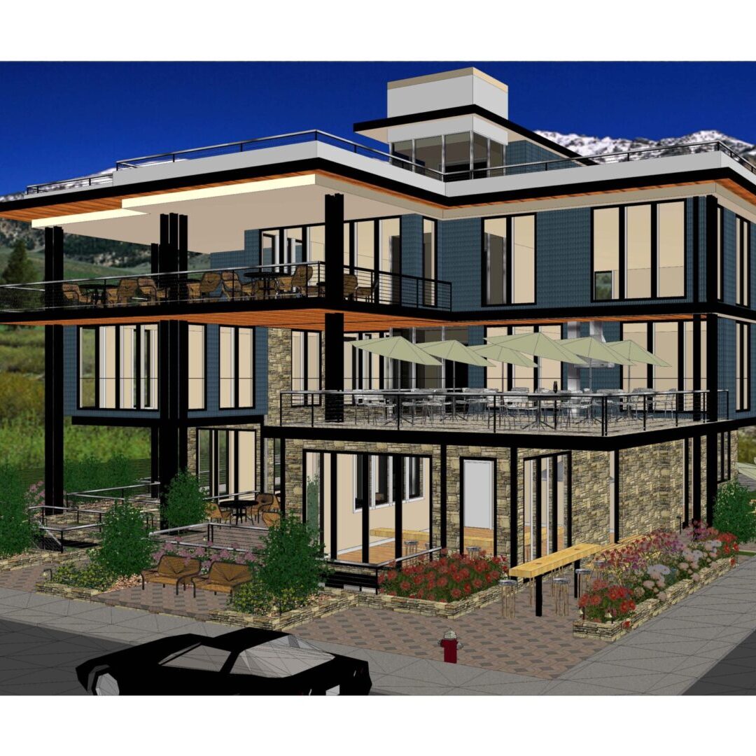 Commercial New Build Visitor Center Concept USE Aspen, Colorado